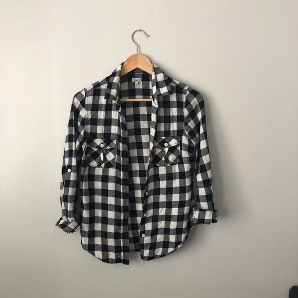 Plaid Flannel | long-sleeved button down - Picture 2 of 3